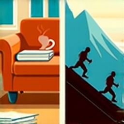 あなたはどちらを選びますか：快適さそれとも冒険？