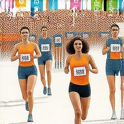 자선 마라톤에 참여하는 스타일은 무엇인가요?